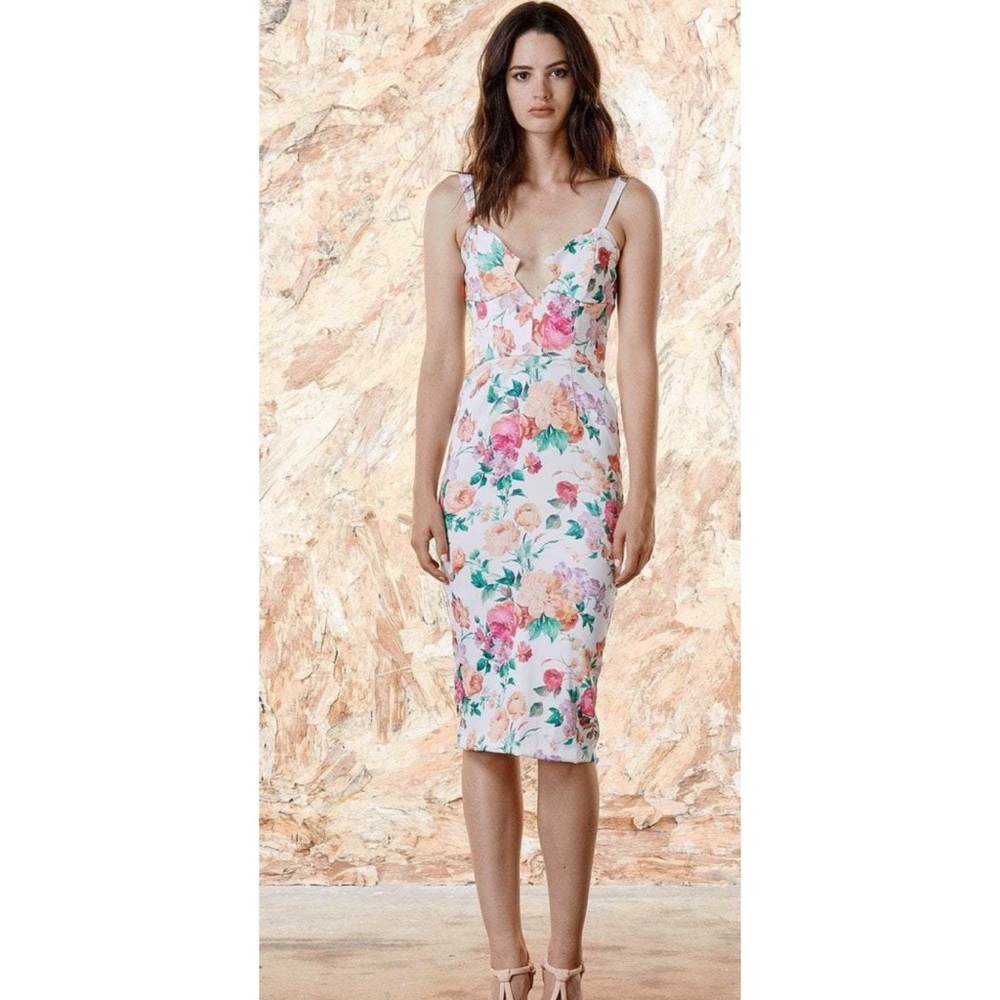 Again Collection Dylan Structured Pencil Dress